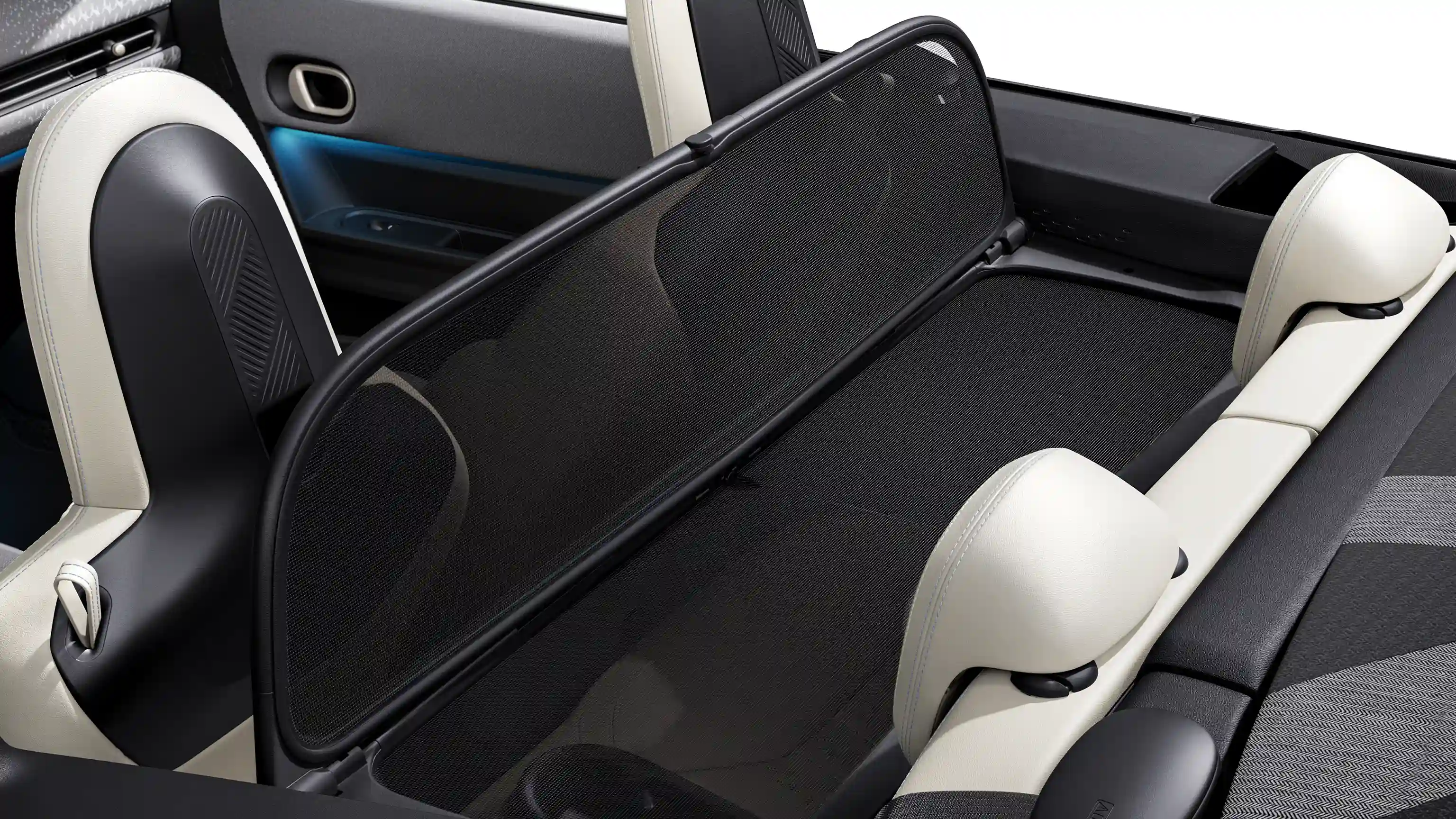 MINI Cooper Кабріолет - досвід водіння - лобове скло і дефлектор