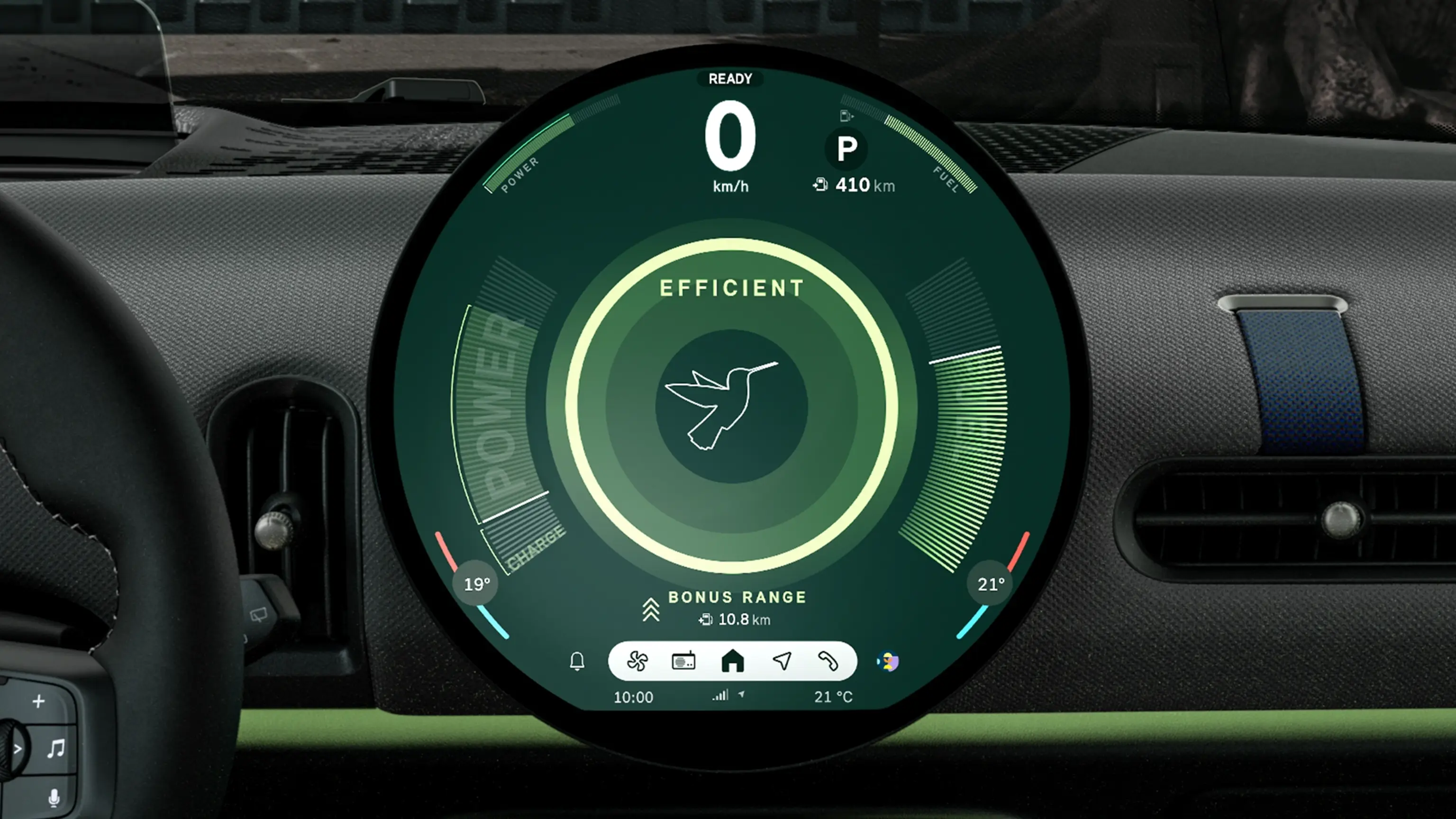 MINI Cooper Кабріолет - досвід водіння - галерея - режим green