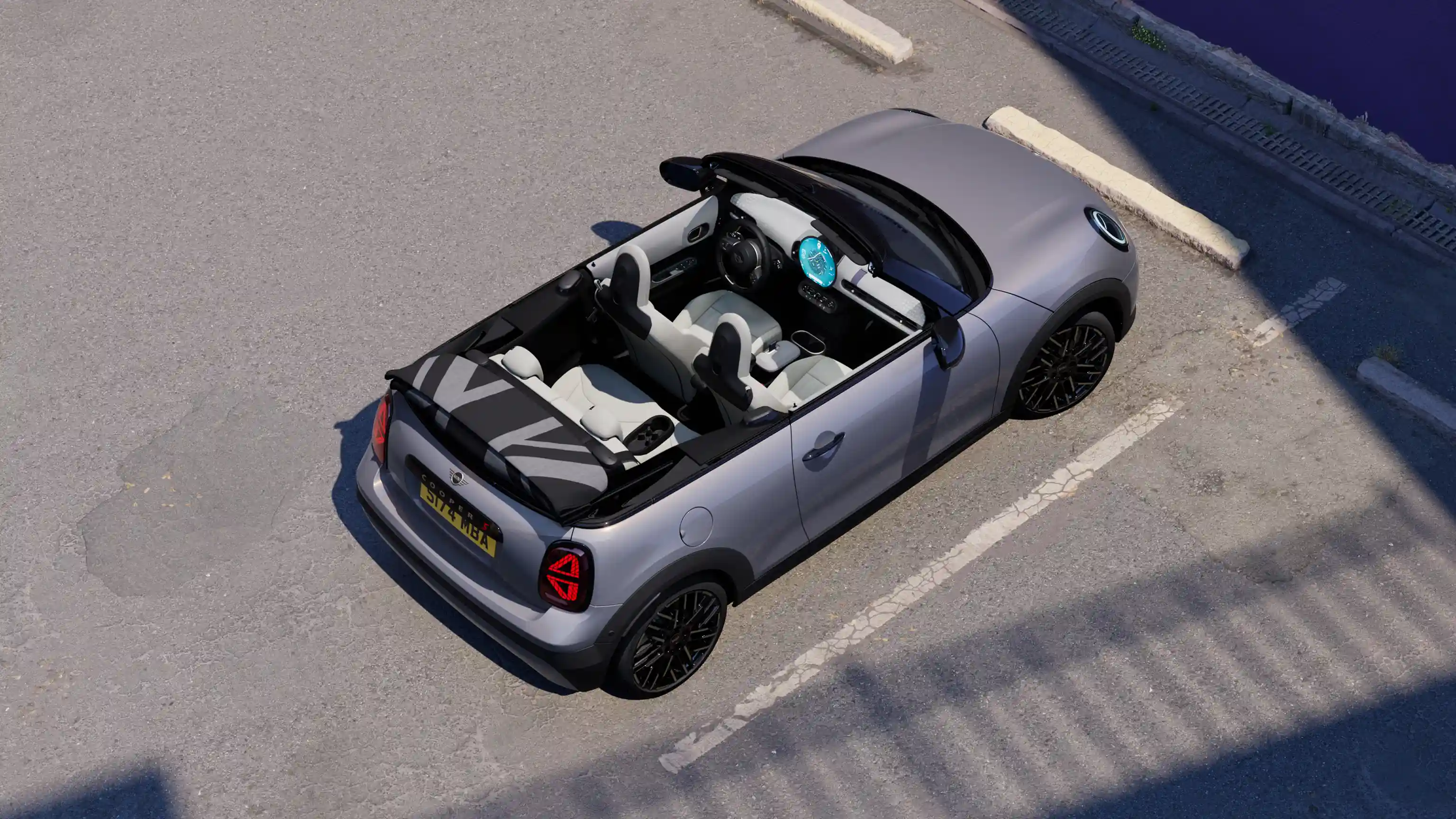 MINI Cooper Кабріолет - особливості екстер’єру – вид зверху