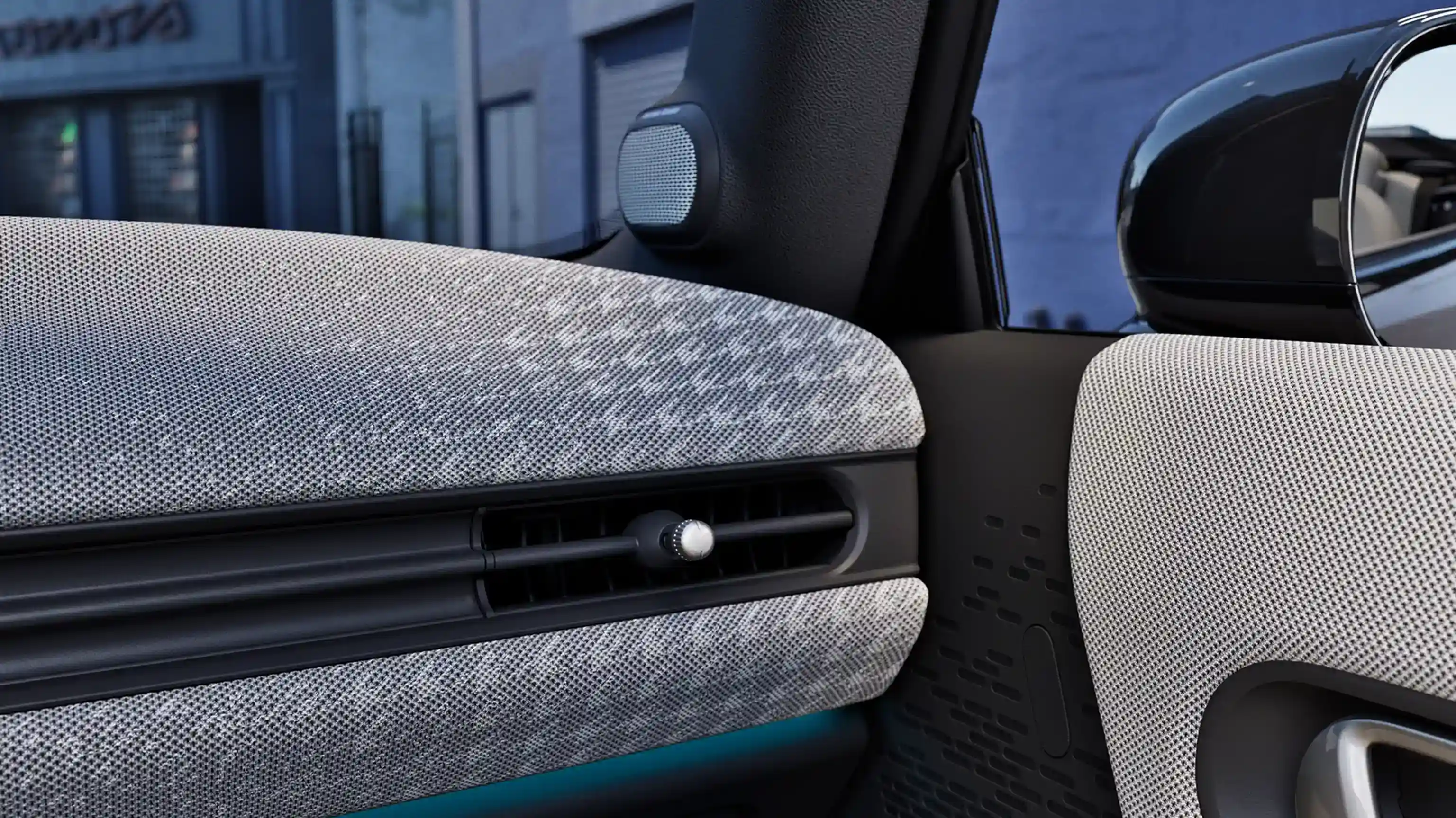 MINI Cooper Кабріолет - інтер’єр - високоякісна тканина панелі приладів