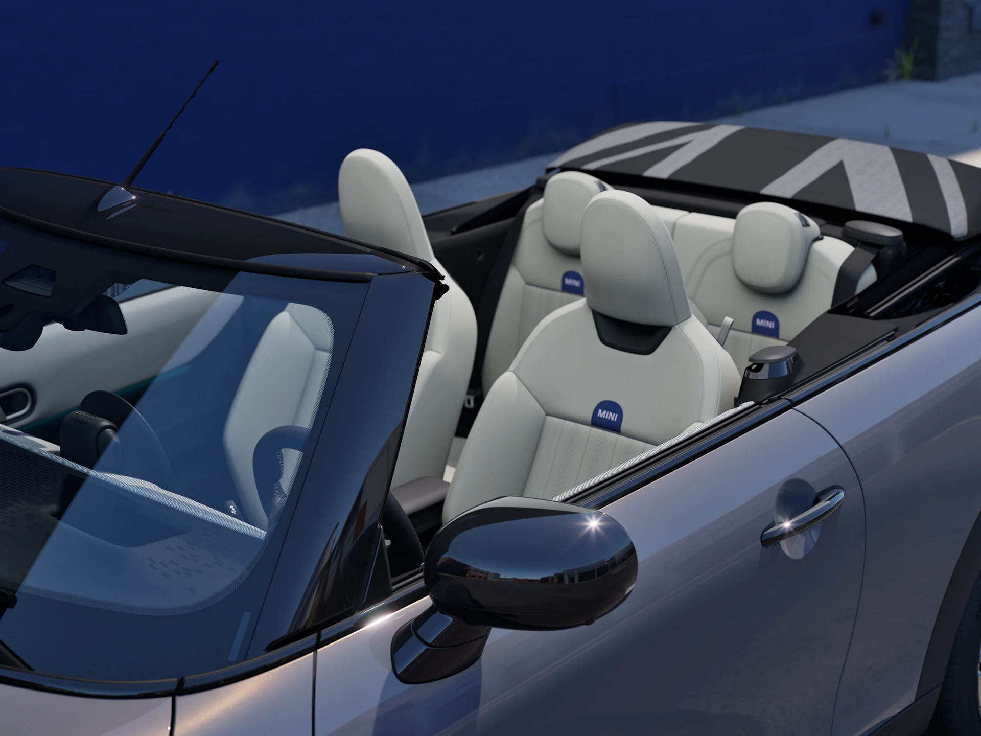 MINI Cooper Кабріолет - інтер’єр - сидіння – оббивка