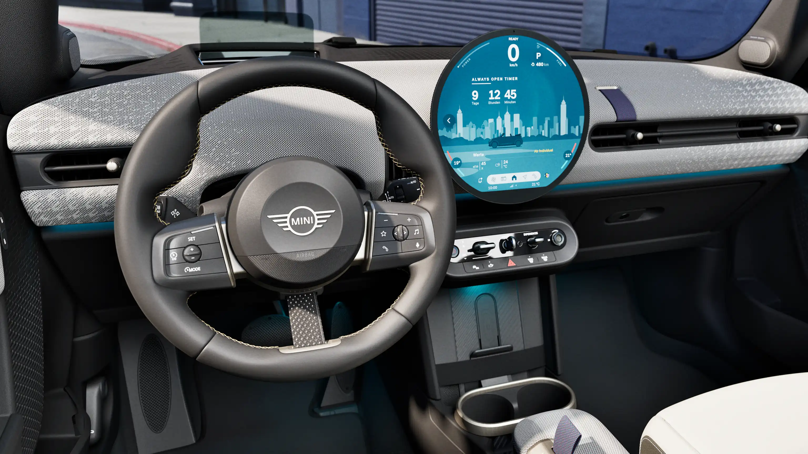 MINI Cooper Кабріолет - інтер’єр - кермо оригінального розміру