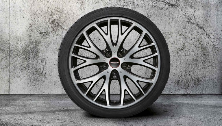 18-дюймові диски JCW cross spoke – jet black bicolor – 506