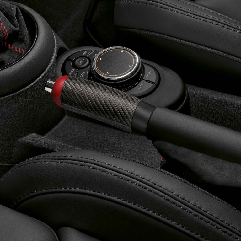 MINI John Cooper Works – руків'я ручного гальма – карбон