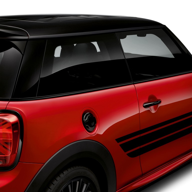 MINI – чорні бічні смуги – бічна наклейка