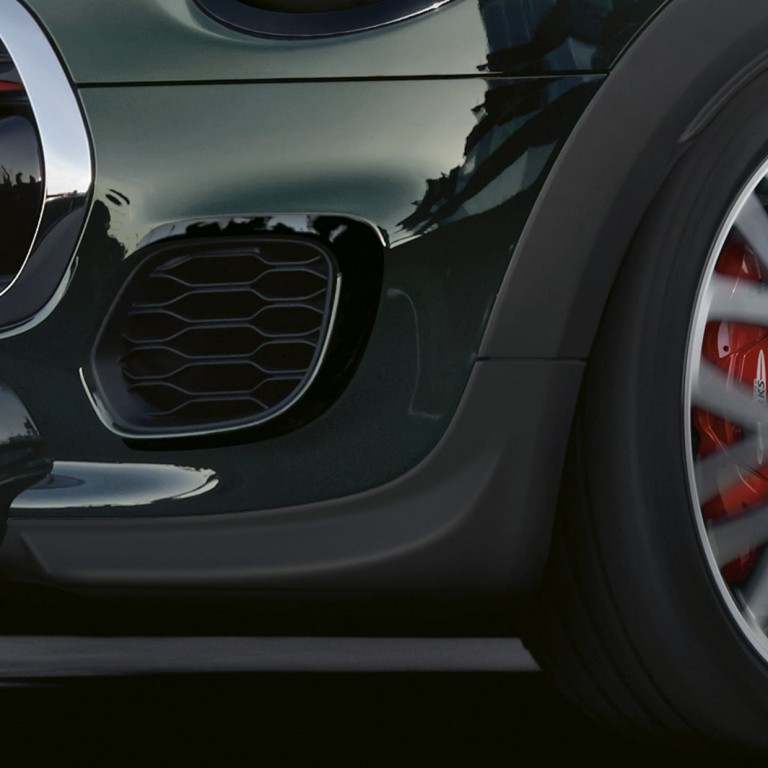 MINI John Cooper Works – чорний бампер, комплект – спортивні смуги