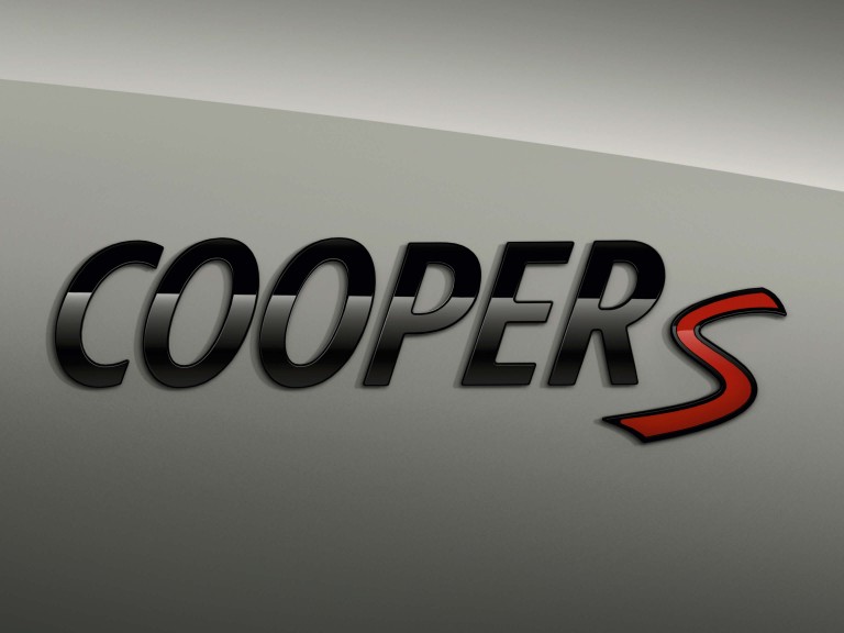 MINI Cooper Badge – емблема Cooper – Чорний