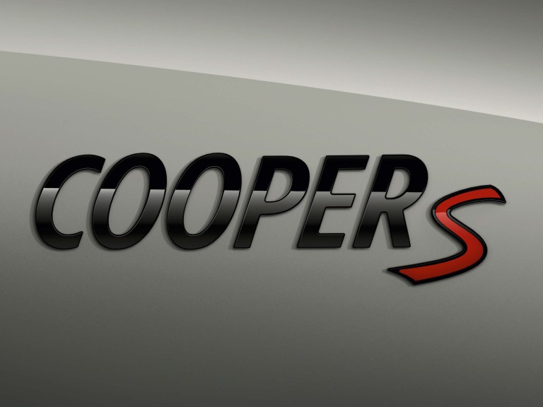 MINI Cooper Badge – емблема Cooper – Чорний