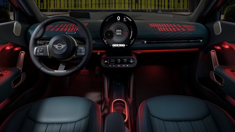 Повністю електричний MINI Aceman - інтер’єр - галерея - режими experience - навколишнє освітлення
