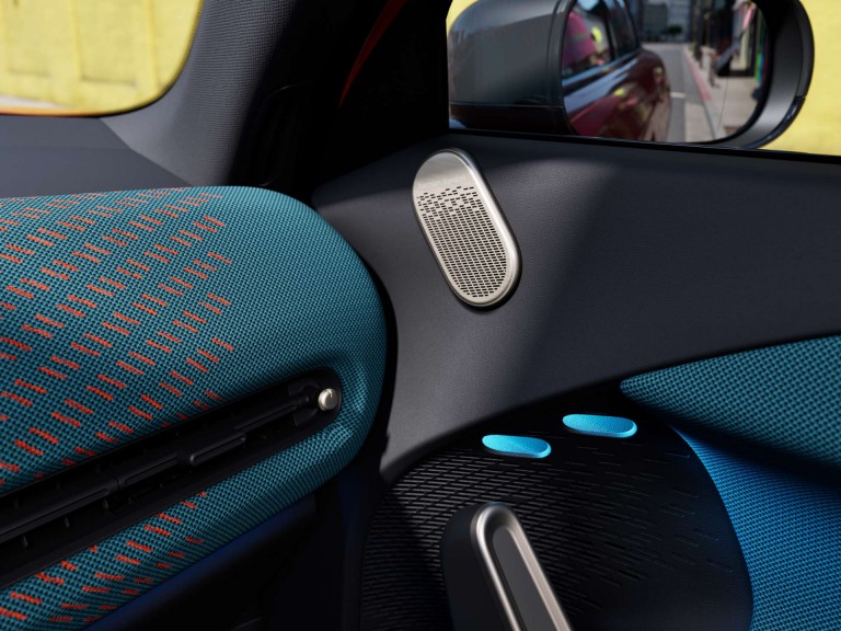 Повністю електричний MINI Aceman - екологічність - перероблені тканини