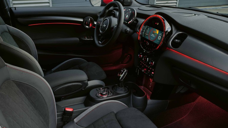 MINI John Cooper Works – підсвічування салону – внутрішнє освітлення
