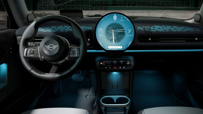 3-дверний MINI Cooper - інтер’єр - галерея - режими experience - кермо